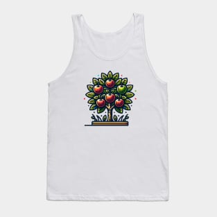 Apples Fruit Leaf Since Vintage Tank Top